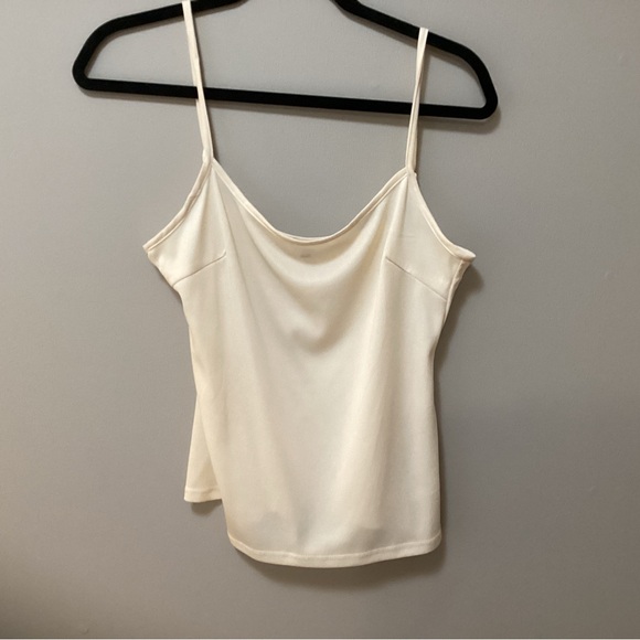 Anthropologie Blue Tassel Sequin top. Ivory small - Picture 5 of 6